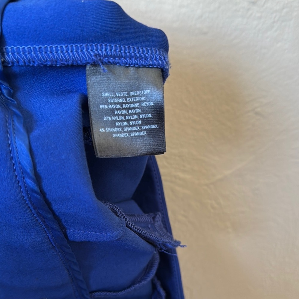 Anthropologie Essential Slim Blue Women's Pants - Picture 5 of 6